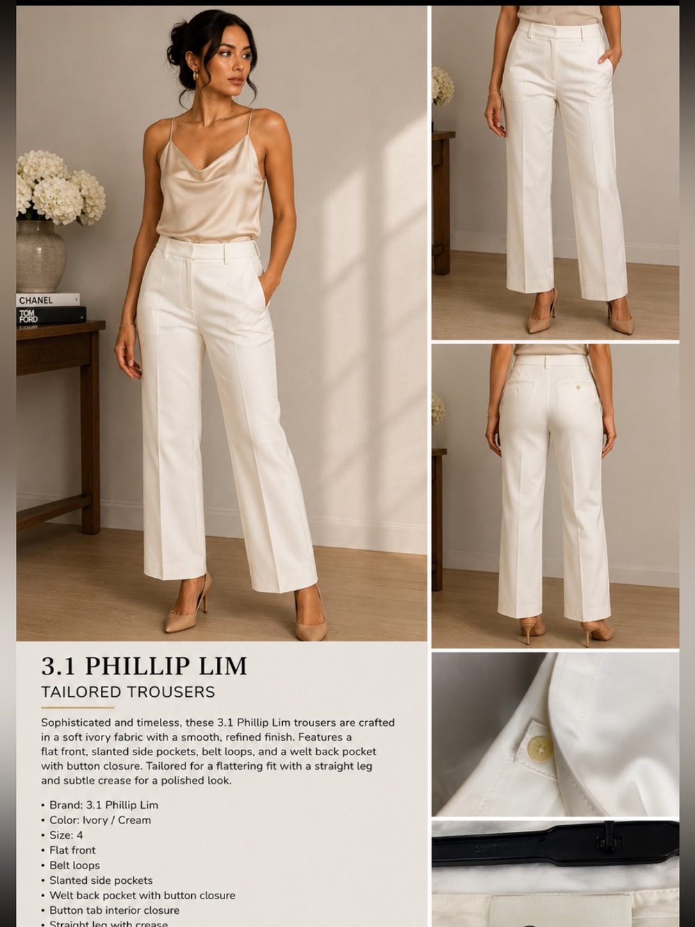 Phillip Lim capris flare pants